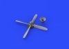 Eduard 648347 P-51D Hamilton Standard propeller AIRFIX 1/48